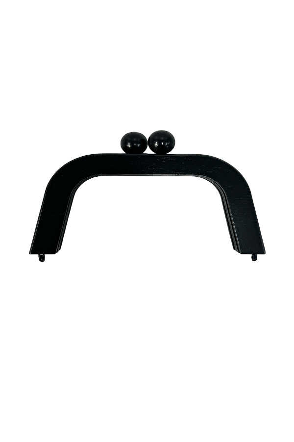 Ahşap Çanta Bursu Mıknatıslı 20 X10 Cm Siyah Mb-7