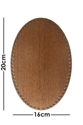  - AHŞAP TABAN OVAL 20x16