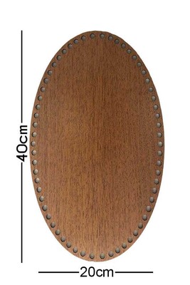  - AHŞAP TABAN OVAL 40X20