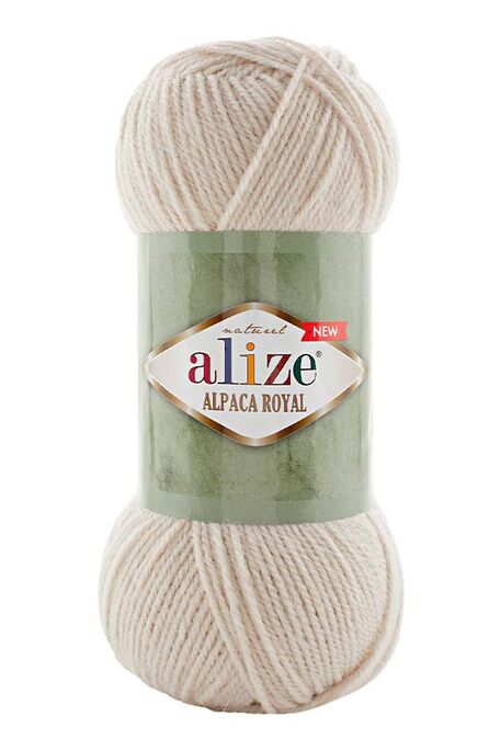 Alize Yarn - ALİZE ALPACA ROYAL NEW 599 Fil Dişi