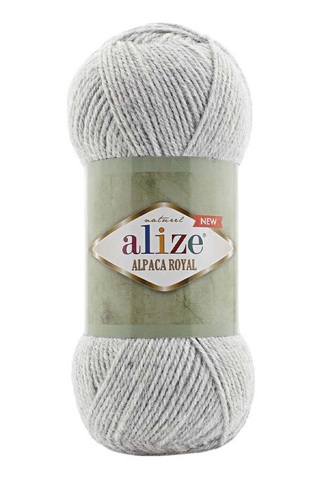 Alize Yarn - ALİZE ALPACA ROYAL NEW 684 Açık Gri