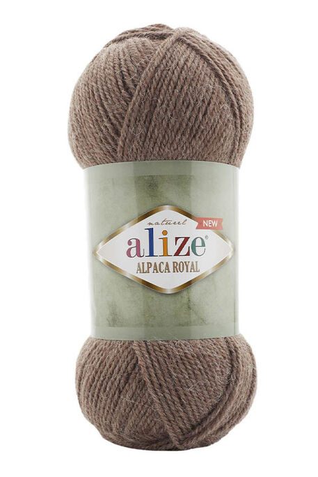 Alize Yarn - ALİZE ALPACA ROYAL NEW 688 Koyu Vizon