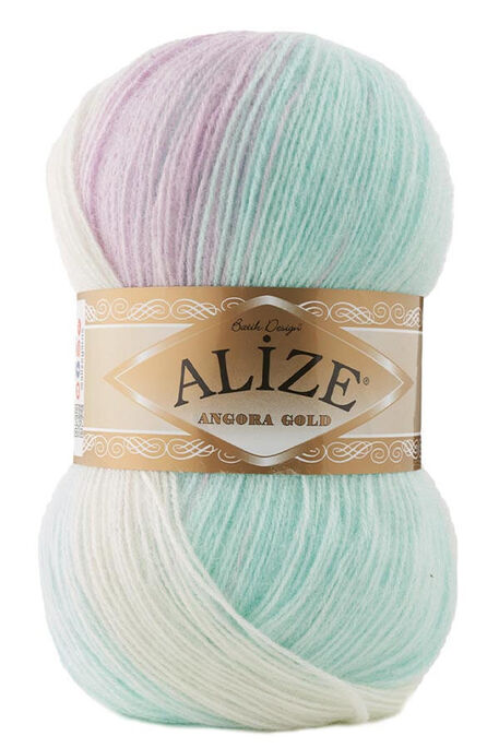 Alize Yarn - ALİZE ANGORA GOLD BATİK COLOR 6620