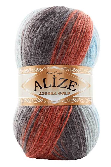 Alize Yarn - ALİZE ANGORA GOLD BATİK COLOR 7922