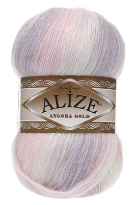 Alize Yarn - ALİZE ANGORA GOLD BATİK YARN 6554