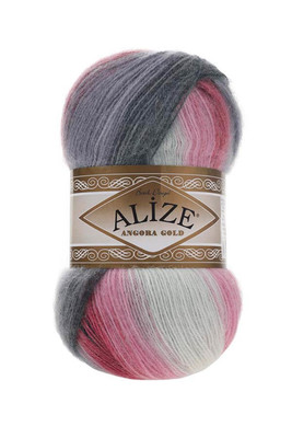 Alize Yarn - ALİZE ANGORA GOLD BATİK YARN 1602