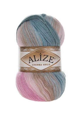 Alize Yarn - ALİZE ANGORA GOLD BATİK YARN 2970