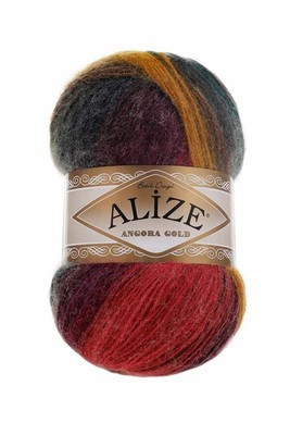 Alize Yarn - ALİZE ANGORA GOLD BATİK YARN 3368