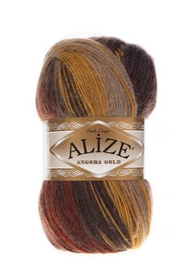 Alize Yarn - ALİZE ANGORA GOLD BATİK YARN 3379