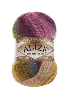 Alize Yarn - ALİZE ANGORA GOLD BATİK YARN 4341