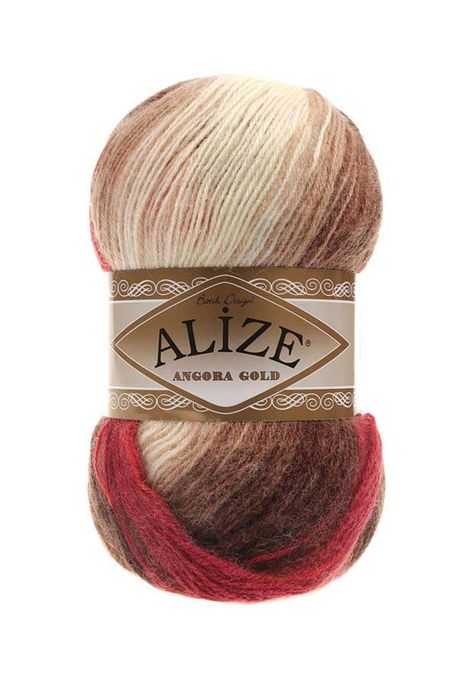 Alize Yarn - ALİZE ANGORA GOLD BATİK YARN 4574