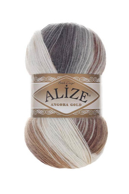 Alize Yarn - ALİZE ANGORA GOLD BATİK YARN 5742