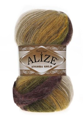 Alize Yarn - ALİZE ANGORA GOLD BATİK YARN 5850