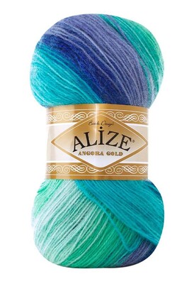 Alize Yarn - ALİZE ANGORA GOLD BATİK YARN 6277