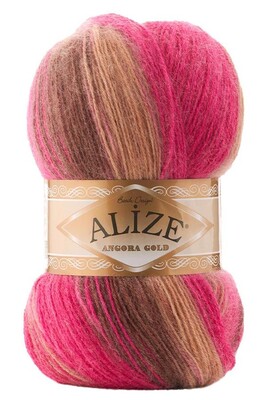 Alize Yarn - ALİZE ANGORA GOLD BATİK YARN 7157