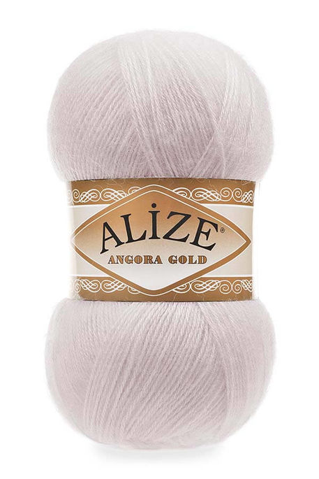 Alize Yarn - ALİZE ANGORA GOLD KNİTTİNG YARN 168 winter white