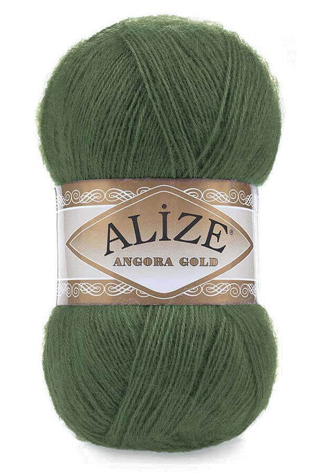 Alize Yarn - ALİZE ANGORA GOLD KNİTTİNG YARN 180 MILDEW GREEN