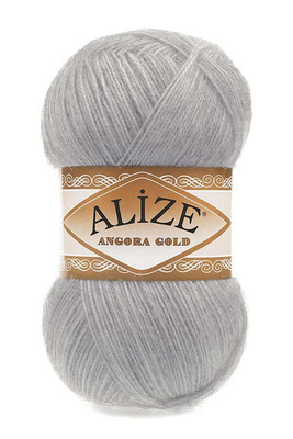 Alize Yarn - ALİZE ANGORA GOLD KNİTTİNG YARN 21 Grey