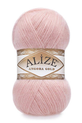 Alize Yarn - ALİZE ANGORA GOLD KNİTTİNG YARN 363 bridal pink