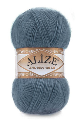 Alize Yarn - ALİZE ANGORA GOLD KNİTTİNG YARN 381 Volatile Blue