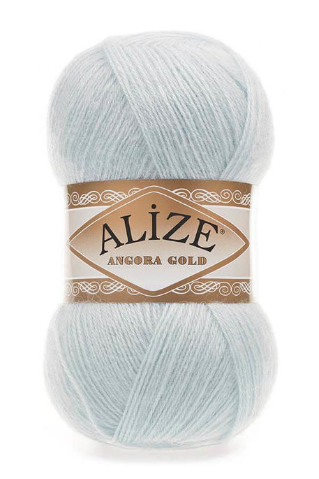 Alize Yarn - ALİZE ANGORA GOLD KNİTTİNG YARN 514 Ice Blue