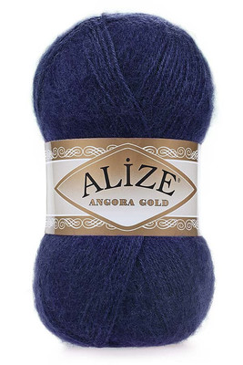 Alize Yarn - ALİZE ANGORA GOLD KNİTTİNG YARN 58 Navy blue