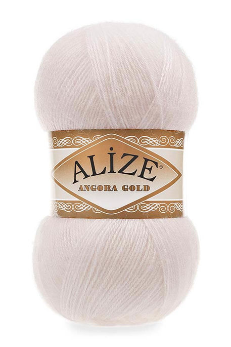 Alize Yarn - ALİZE ANGORA GOLD KNİTTİNG YARN 599 Bone Grey