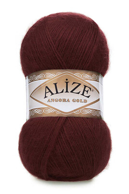 Alize Yarn - ALİZE ANGORA GOLD KNİTTİNG YARN 634 CLARET RED BROWN