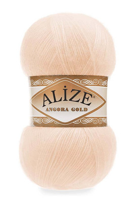 Alize Yarn - ALİZE ANGORA GOLD KNİTTİNG YARN 681 Soft Peach