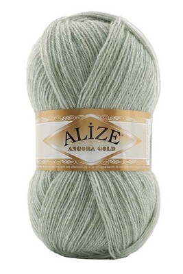 Alize Yarn - ALİZE ANGORA GOLD KNİTTİNG YARN 881 Yeşil Melanj