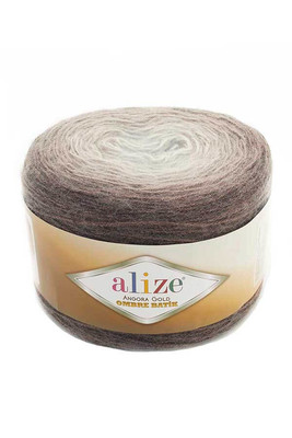 Alize Yarn - ALİZE ANGORA GOLD OMBRE BATİK KNİTTİNG YARN 7243