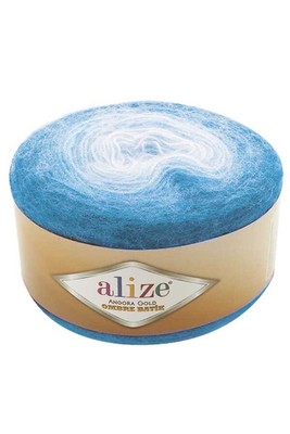 Alize Yarn - ALİZE ANGORA GOLD OMBRE BATİK KNİTTİNG YARN 7245