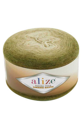 Alize Yarn - ALİZE ANGORA GOLD OMBRE BATİK KNİTTİNG YARN 7355