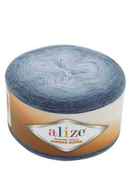 Alize Yarn - ALİZE ANGORA GOLD OMBRE BATİK KNİTTİNG YARN 7363