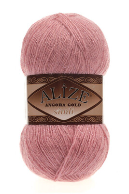 Alize Yarn - ALİZE ANGORA GOLD SİMLİ KNİTTİNG YARN 144 Dark Powder