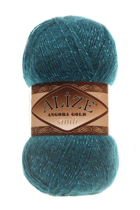 Alize Yarn - ALİZE ANGORA GOLD SİMLİ KNİTTİNG YARN 17 Oil