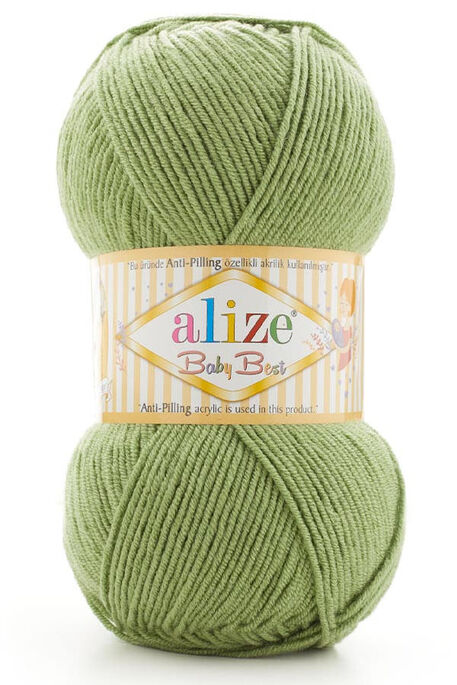 Alize Yarn - ALİZE BABY BEST 485 Yeşil