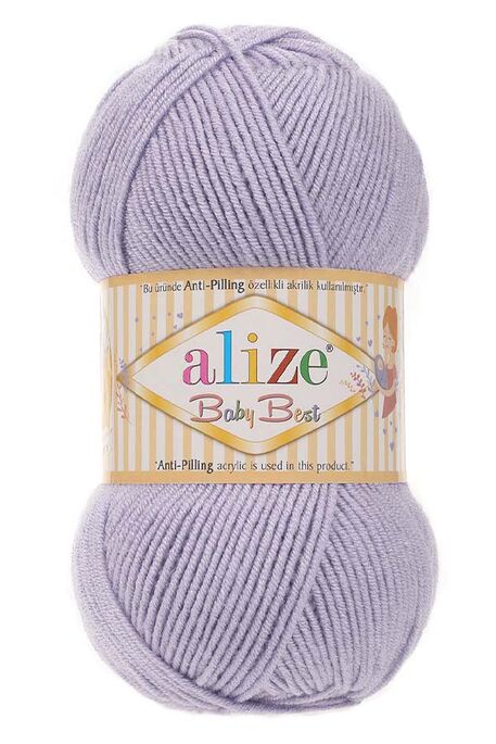 Alize Yarn - ALİZE BABY BEST 682 Lavanta