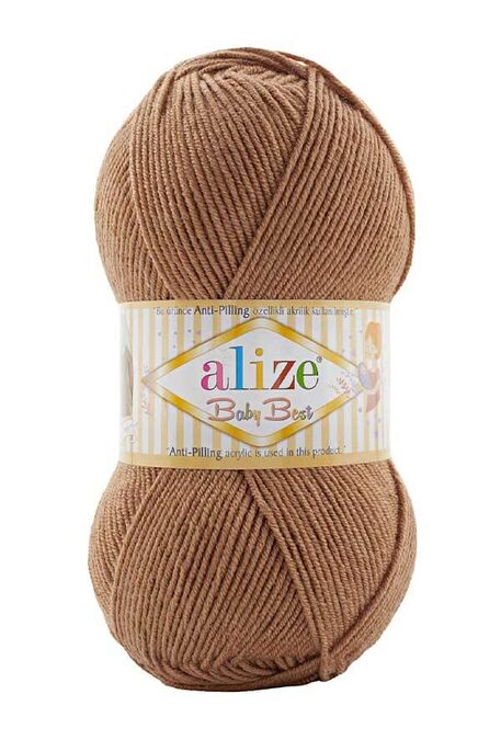 Alize Yarn - ALİZE BABY BEST 824 Kamel