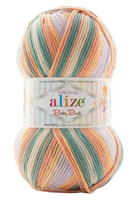 Alize Yarn - ALİZE BABY BEST BATİK YARN 7917