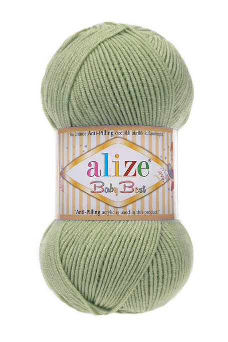 Alize Yarn - ALİZE BABY BEST KNİTTİNG YARN 138 OLİVE