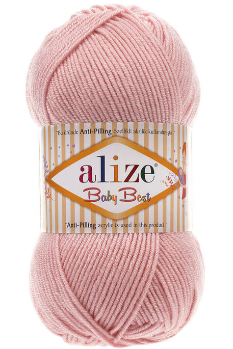 Alize Yarn - ALİZE BABY BEST KNİTTİNG YARN 161 POWDER