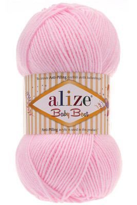 Alize Yarn - ALİZE BABY BEST KNİTTİNG YARN 185 POWDER PINK