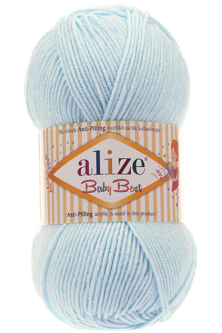 Alize Yarn - ALİZE BABY BEST KNİTTİNG YARN 189 LIGHT TURQOUISE