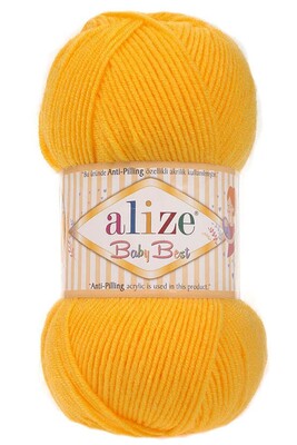 Alize Yarn - ALİZE BABY BEST KNİTTİNG YARN 216 DARK YELLOW