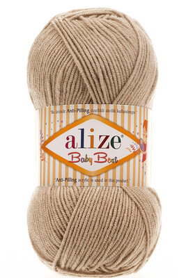 Alize Yarn - ALİZE BABY BEST KNİTTİNG YARN 256 BEIGE