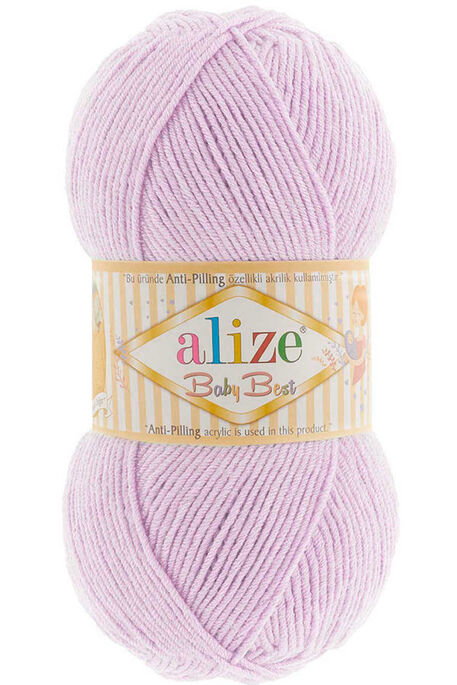 Alize Yarn - ALİZE BABY BEST KNİTTİNG YARN 27 LILAC