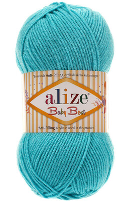 Alize Yarn - ALİZE BABY BEST KNİTTİNG YARN 287 TURQUOİSE