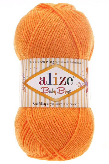 Alize Yarn - ALİZE BABY BEST KNİTTİNG YARN 336 ORANGE