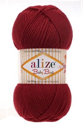 Alize Yarn - ALİZE BABY BEST KNİTTİNG YARN 390 CHERRY